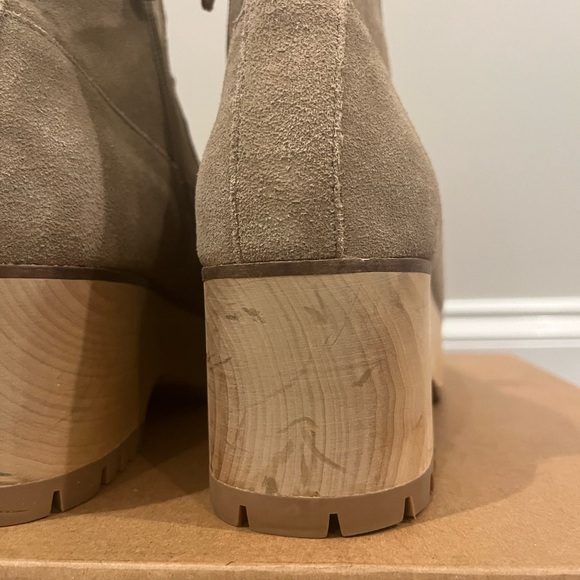 KELSI DAGGER Brooklyn Whip Clog Suede Booties (Fawn) - Picture 7 of 15